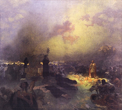 After the Battle of Vitkov Hill Alphonse Mucha